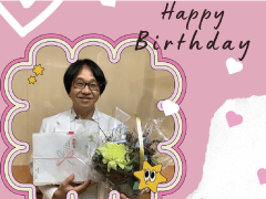 院長誕生日パーティ