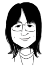 48歳女性顔イラスト