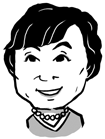 60代女性顔イラスト