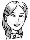 40代女性顔イラスト