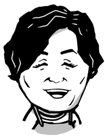 60代女性顔イラスト