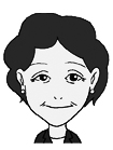 65歳女性の顔イラスト